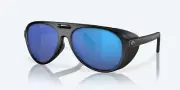 Costa Grand Catalina Sunglasses - Polarized - Matte Black w/Blue Mirror 580G