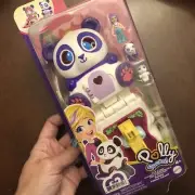 PANDA PLAYSET Polly Pocket Flip & Find Mini Micro Compact Kawaii Bear Miniature