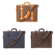 Barber Shop Carry On Hardcase Heritage Leather Canvas Shoulder Camera Bag Case
