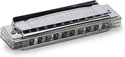 Hohner Blues Bender Harmonica, Key of G, Stainless steel (M586BX-G)