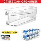 Fridge Organiser Stackable Beverage Holder Can Organizer Can Rack Kitchen Tools