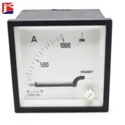 Faget Analog Ampere Meter Scale 0~1000 Amps. AC/DC