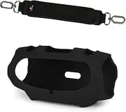 JOYSOG Xtreme 4 Case, Silicone Cover Case for JBL Xtreme 4 Portable Bluetooth Speaker Protective Skin Cover (Black)