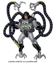 10 Inch Doc Ock Peel & Stick Decal Marvel Doctor Octopus Wall Sticker Spider-Man