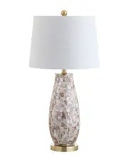 JONATHAN Y Designs Jocelyn 28in Seashell LED Table Lamp