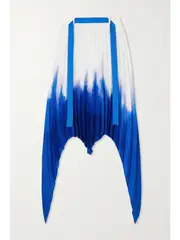 [AZ FACTORY] AZ FACTORY - + Thebe Magugu Asymmetric Pleated Recycled Satin-twill Skirt - White - FR 36 FR 36 White