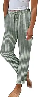 [Generic] Plus Size Women Yoga Pants and Cotton Loose Straight Leg Pants Ladies Business Casual Pants