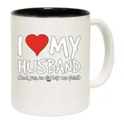 Love My Husband And Yes Mug Cup