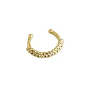 ANYCO Earrings Gold Plated Ear Rock Punk 1pcs Ear Cuff Non Piercing For Women Girl Teen Fashion Stylish Accessories Jewelry Gifts