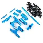 Yeah Racing Aluminum Rear Four Link Conversion Blue For Tamiya CC01 #TACC-003BU