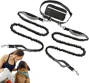 Dog Lead Cable | Reflective Tie-Out Cable for Heavy Dogs | Recall Training Reflective Doggy Lead with Storage Bag Pet Supplies for Outside Backyard Runner