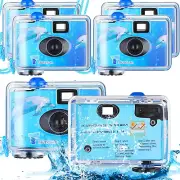 6 Pieces Disposable Camera Waterproof Underwater Single Use Film Cameras 35 Mm 4