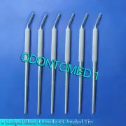 6 O.R Grade RoundScalpel Blade Handle #3 Angled Tip Dental Instruments