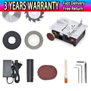 96W Mini Table Saw Bench Saw Support Lifting Saw Blade for Model Making Craft S6