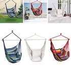 Portable Hanging Rope Swing Bed 330Bls Canvas Hanging Hammock Chair for Patio