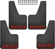 Car Fenders Mudflaps for Tesla for Model S for Model 3 for Model X Y 2016-2022 Car Mud Flaps Guard Cover Splash Flaps(4Pcs with Stickers)