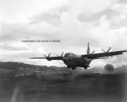 U.S. Air Force Lockheed C-130B Hercules delivering 8"x 10" Vietnam War Photo #58