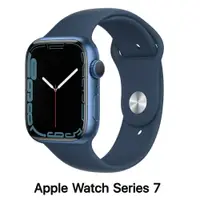 在飛比找樂天市場購物網優惠-Apple Watch S7(GPS)藍色鋁金屬錶殼配藍色運