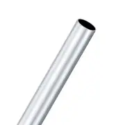 1-Pack 6063 Aluminum Round Tube, 25mmx28mm(IDxOD) 300mm Length Straight Tubing
