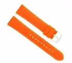 20MM RUBBER DIVER WATCH BAND STRAP FOR OMEGA SEAMASTER PLANET OCEAN ORANGE WS
