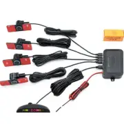 Car Reverse Parking 4 Sensors System Buzzer Alarm Kit With LED Display Monitor (for: Audi)
