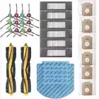 Replacement Filters For Ecovacs Deebot Ozmo T8/T8 Max/T8 AIVI/T8+ Brush Mop Pads