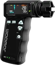 JOWOOM T2 Smart Automatic Guitar & Ukulele Tuner | Fast Acoustic Guitars Auto-Tuner With 180RPM Electric String Winder | Safe & Professional Grade Tuner For Ukuleles | USB Rechargeable Battery | Black