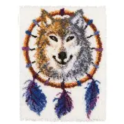 Sundance™ Wolf Dreamcatcher Latch Hook Kit