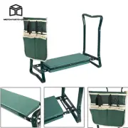 Lightweight Kneeling Pad /Tool Pouch Folding Portable Bench Garden Kneeler Seat