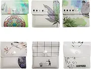 6 Pack Portable Pocket Ashtray Pouch, PVC Fireproof Reusable Environment Friendly Outdoor Cigarette Butt Container, Simple Mini Ashtray Pouches for Beach or Travel Use