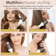 4-in-1 Hair Dryer Brush – Ionic Ceramic Volumizer, Anti-Frizz, Titanium Barrel