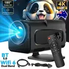 Portable For Android Smart 4K Projector 12000 LMS WiFi Bluetooth Video Theater