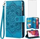 Samsung Galaxy S20 FE 5G UW 6.5 inch Tempered Glass Protector Flip Wallet Case