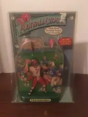 1999 Football Clock Fun-Damental Too Ltd New Sealed Lights Sounds With Tabs