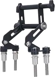 Motorcycle GPS Navigation Bracket Motorbike Phone Holder Complete Fit Well Fixed Easy Installation Raising and Lowering Function R1250Gs (Black)