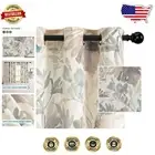 Farmhouse Floral Sheer Curtains 72'' with Grommet - Set of 2 for Living Room