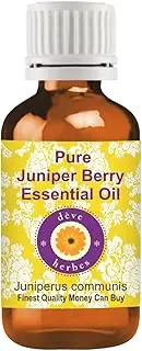 Deve Herbes Pure Juniper Berry Essential Oil (Juniperus communis) 100% Natural Therapeutic Grade Steam Distilled 15ml (0.50 oz)