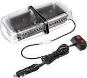 NOLITOY Car Roof Light LED Emergency Warning Lamp High Brightness Flashing Light with Magnetic Base Weatherproof Design for Trucks Construction Vehicles and More