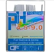 Tool Parts 50pack/lot 100strips/Pack PH4.5-9.0 Alkaline pH Test paper Strips Indicator Litmus Kit Testing strips - (Color: New Version)