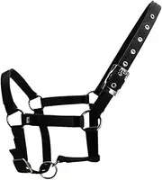 Zxpjkyu Adjustable Horse Halter Equestrian Equipment Outdoor Practice Professional Horse Riding Headcollar for Pasture Farm Contest