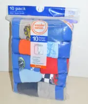 Boys BOXER BRIEFS Underwear Size XL 14-16 Husky Pack Of 10 New Wonder Nation