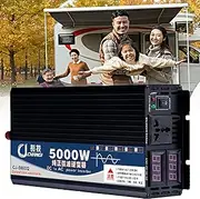 Car Inverter,5000w 12v/24v-220v,Intelligent Temperature Control Fan Cooling,Buzzer Reminding Device,Refrigerator,Air Conditioner,Freezer,Washing Machine,Microwave Oven,24V-220V-5000W