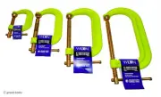 WELDING C-CLAMP SET – copper coated threads – Wilton Tools 2”, 4”, 6”, 8” clamps