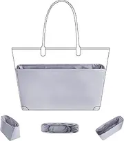 [DGAZ] Silk Purse Organizer Insert for Anjou Bags, Luxury Handbag & Tote Organizer, Simplicity Bag Organizer(Anjou Mini,Beton)