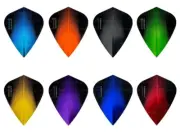 8 New Sets Harrows Sonic 100 Micron Kite Dart Flights – Ships w/ Tracking