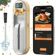 Wireless Meat Thermometer Digital, Instant Read, Long Bluetooth Range, Alarm,...