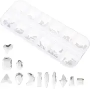 Nail Art Rhinestone Charms Compartment Box of Nail Accessories for Creative Girl Crafts for Home Nail Decoration and Projects
