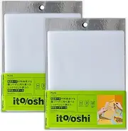 Plus ITOSHI Prescription File, A5 Size, Bonus Booklet, Non-Scratch, PP, Card Case, Clear, 2 Sheets FL-345CF 91-516 x 2