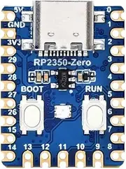 Waveshare RP2350-Zero Mini Development Board, Raspberry Pi Microcontroller Development Board, Based On Raspberry Pi Dual-core & Dual-Architecture Microcontroller