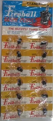 NIP 12 Pc Card Fireball R/C Long Glow Plugs #S20 Standard 1.5-2V Engine .049-.60